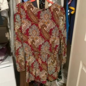 Open back Lucca Pattern romper